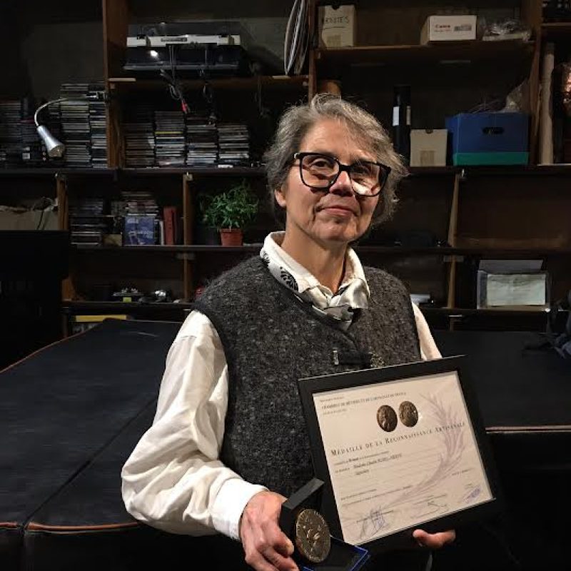 Remise médaille claudie